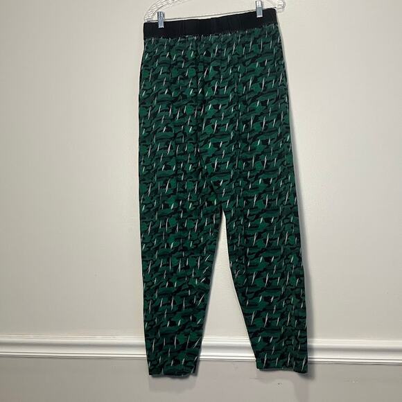 NFL NEW YORK JETS Lighting Print VTG 90s Parachute Pants Size XL Green - Picture 2 of 12